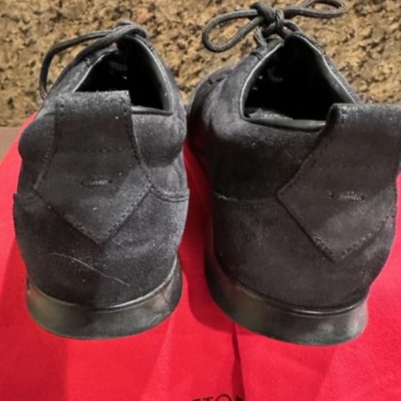 Louis Vuitton Black Logo Sneakers New in Box w/xtra laces 38 - Picture 3 of 8